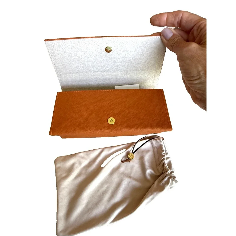 Tory Burch Monogram Sunglass Case and Dust Bag‎ (no glasses incl)